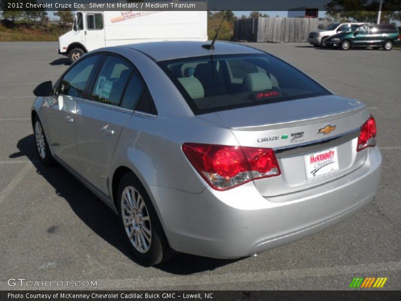 Silver Ice Metallic / Medium Titanium 2012 Chevrolet Cruze Eco