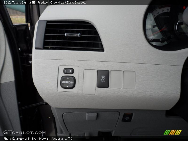 Predawn Gray Mica / Dark Charcoal 2012 Toyota Sienna SE