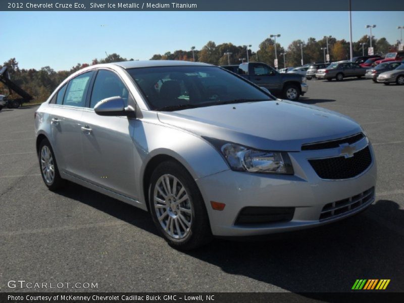 Silver Ice Metallic / Medium Titanium 2012 Chevrolet Cruze Eco