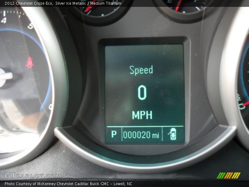 Silver Ice Metallic / Medium Titanium 2012 Chevrolet Cruze Eco