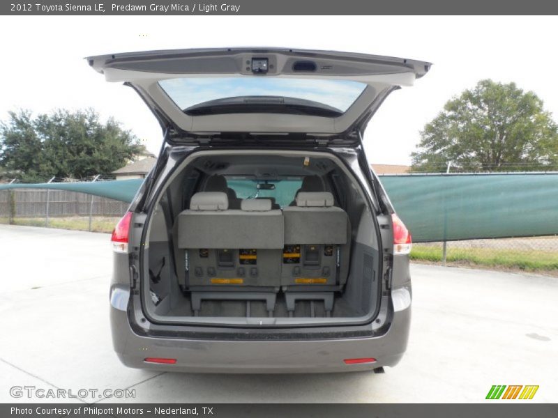 Predawn Gray Mica / Light Gray 2012 Toyota Sienna LE