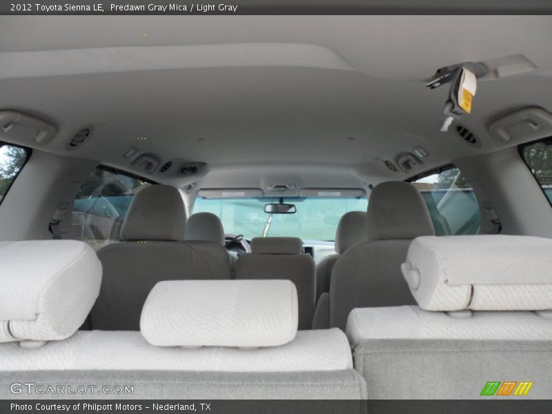 Predawn Gray Mica / Light Gray 2012 Toyota Sienna LE