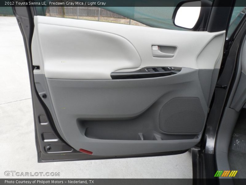 Door Panel of 2012 Sienna LE