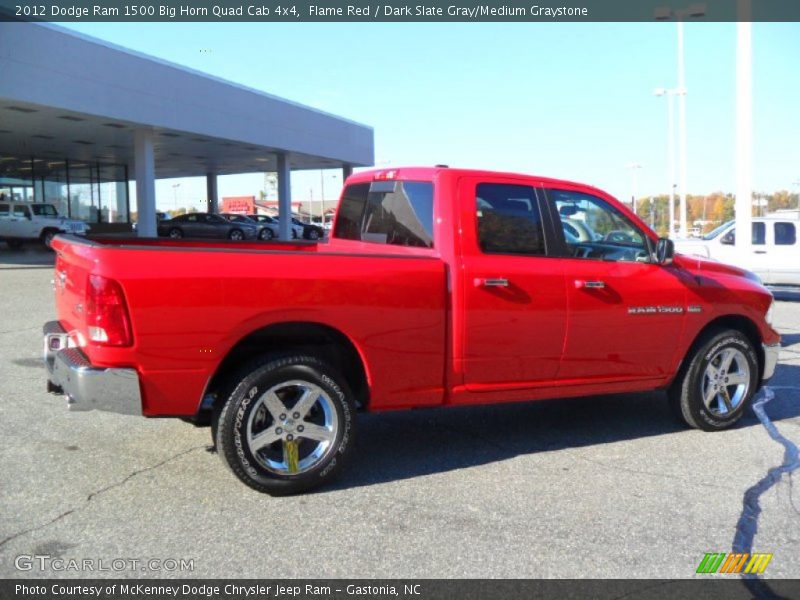 Flame Red / Dark Slate Gray/Medium Graystone 2012 Dodge Ram 1500 Big Horn Quad Cab 4x4