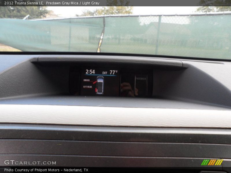 Predawn Gray Mica / Light Gray 2012 Toyota Sienna LE