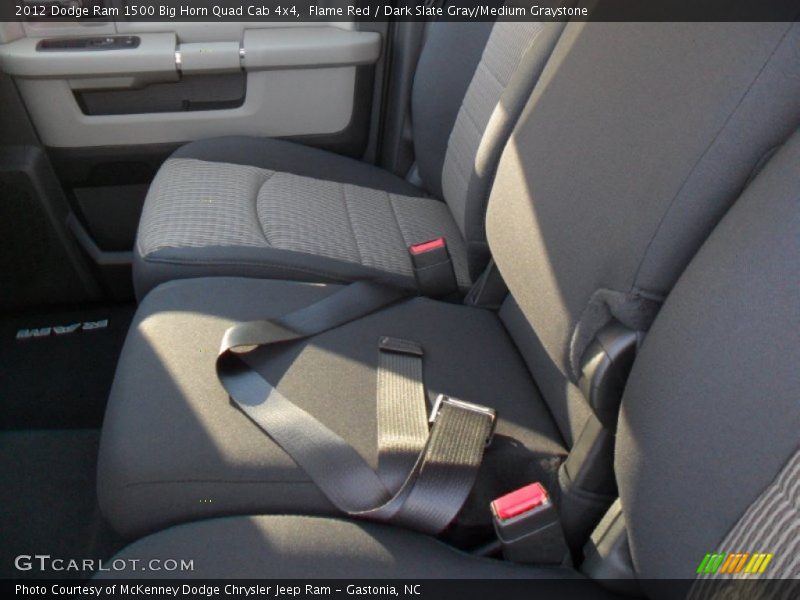 Flame Red / Dark Slate Gray/Medium Graystone 2012 Dodge Ram 1500 Big Horn Quad Cab 4x4