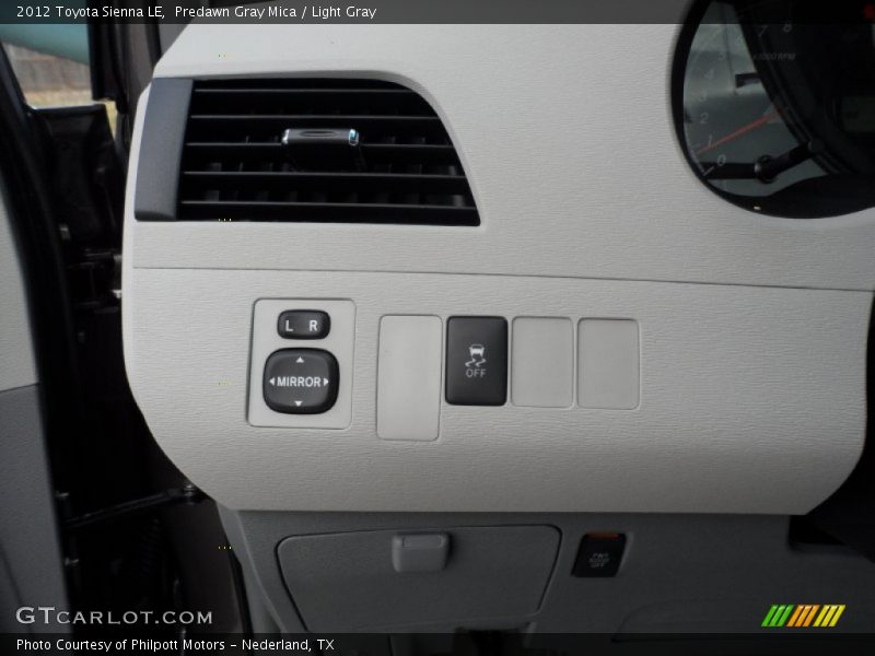 Predawn Gray Mica / Light Gray 2012 Toyota Sienna LE