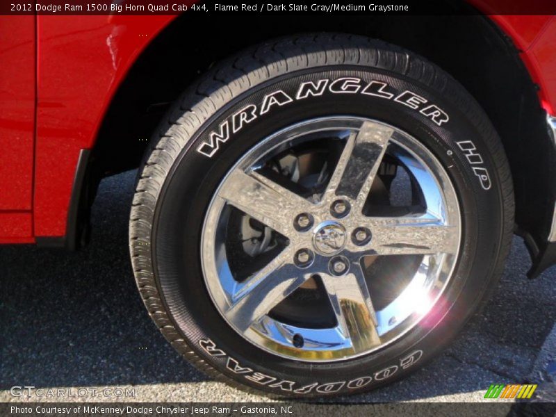 Flame Red / Dark Slate Gray/Medium Graystone 2012 Dodge Ram 1500 Big Horn Quad Cab 4x4
