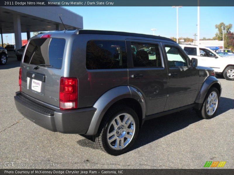 Mineral Gray Metallic / Dark Slate Gray 2011 Dodge Nitro Heat