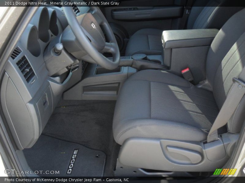 Mineral Gray Metallic / Dark Slate Gray 2011 Dodge Nitro Heat