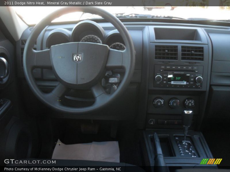 Mineral Gray Metallic / Dark Slate Gray 2011 Dodge Nitro Heat