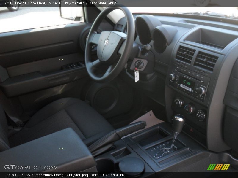 Mineral Gray Metallic / Dark Slate Gray 2011 Dodge Nitro Heat