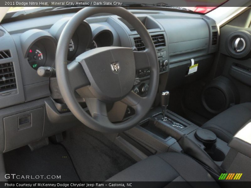 Mineral Gray Metallic / Dark Slate Gray 2011 Dodge Nitro Heat