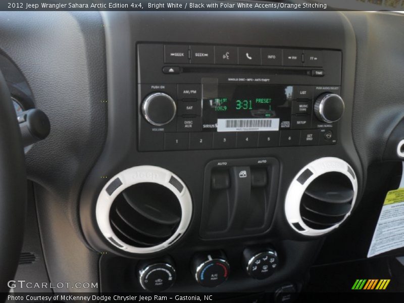 Audio System of 2012 Wrangler Sahara Arctic Edition 4x4