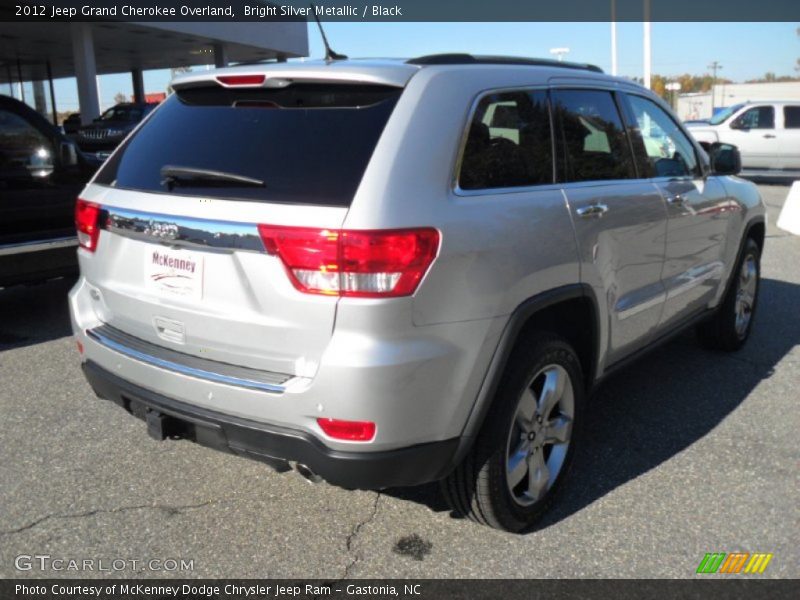 Bright Silver Metallic / Black 2012 Jeep Grand Cherokee Overland