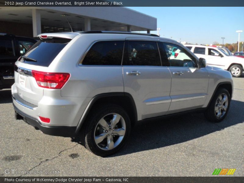 Bright Silver Metallic / Black 2012 Jeep Grand Cherokee Overland