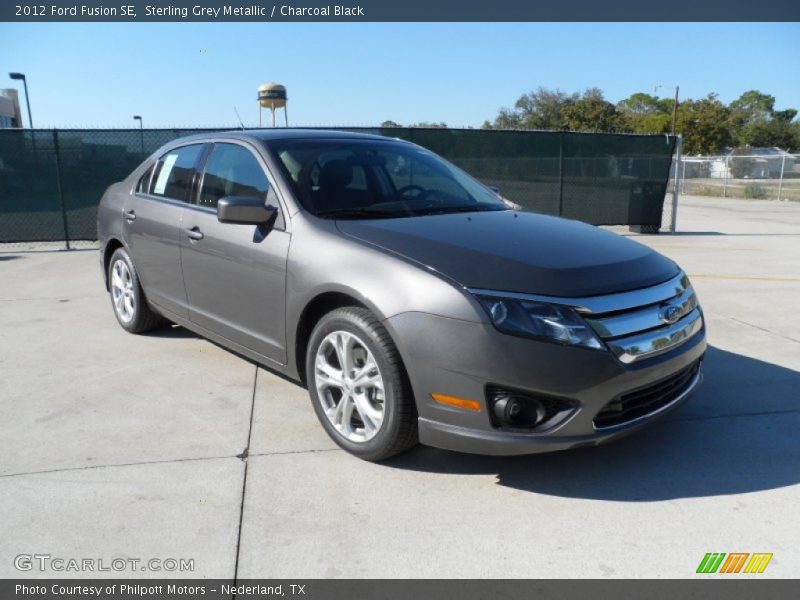 Sterling Grey Metallic / Charcoal Black 2012 Ford Fusion SE