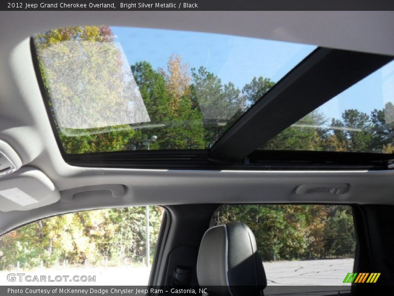 Bright Silver Metallic / Black 2012 Jeep Grand Cherokee Overland