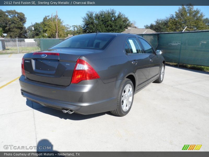 Sterling Grey Metallic / Charcoal Black 2012 Ford Fusion SE