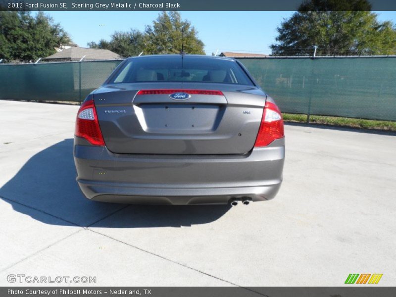 Sterling Grey Metallic / Charcoal Black 2012 Ford Fusion SE