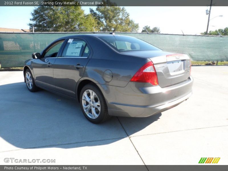 Sterling Grey Metallic / Charcoal Black 2012 Ford Fusion SE
