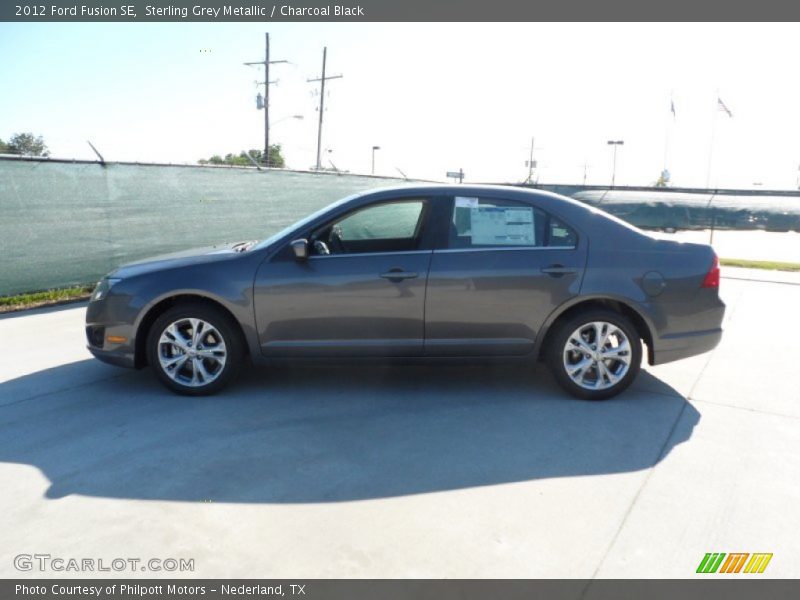Sterling Grey Metallic / Charcoal Black 2012 Ford Fusion SE