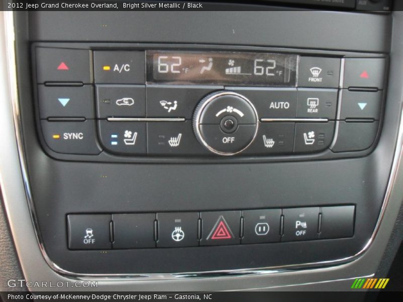 Controls of 2012 Grand Cherokee Overland