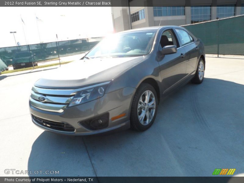 Sterling Grey Metallic / Charcoal Black 2012 Ford Fusion SE