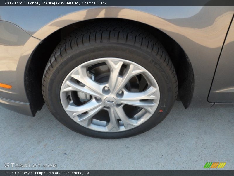 Sterling Grey Metallic / Charcoal Black 2012 Ford Fusion SE