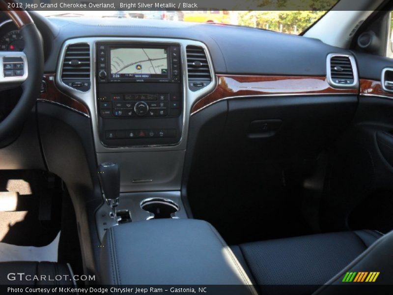 Bright Silver Metallic / Black 2012 Jeep Grand Cherokee Overland