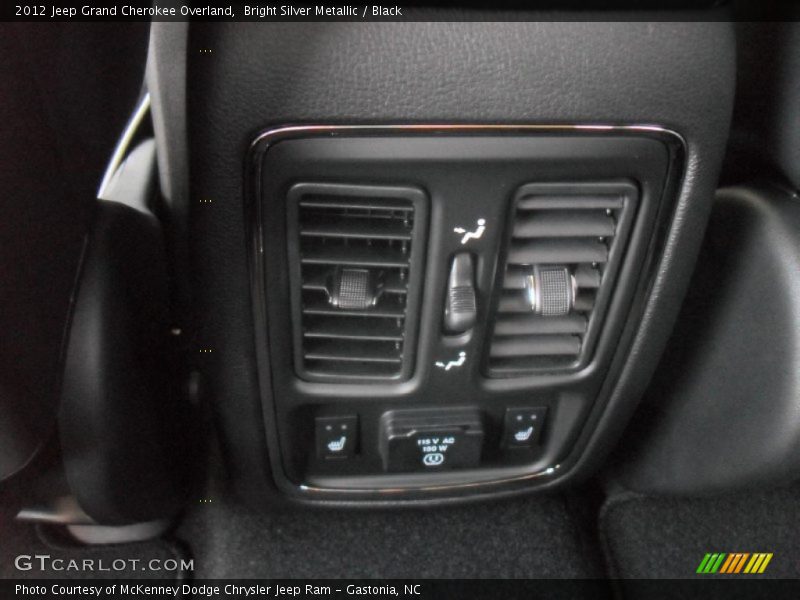 Bright Silver Metallic / Black 2012 Jeep Grand Cherokee Overland