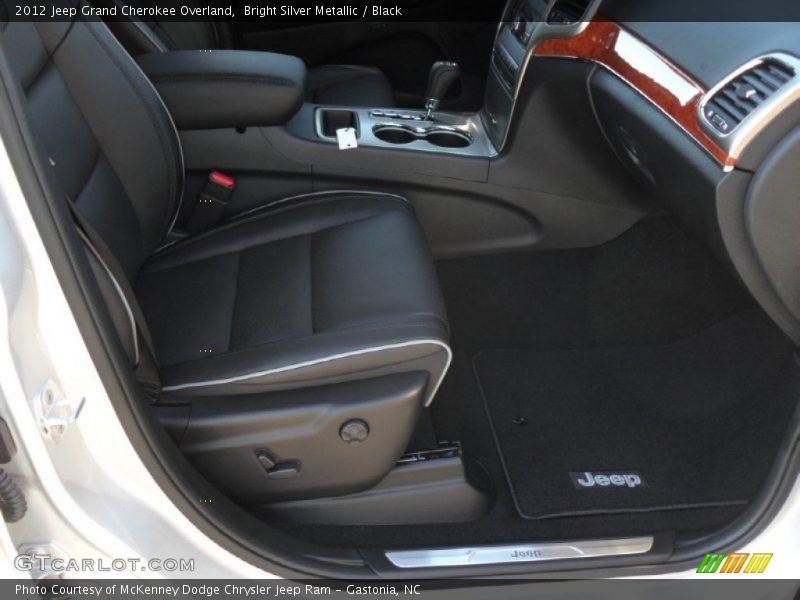 Bright Silver Metallic / Black 2012 Jeep Grand Cherokee Overland