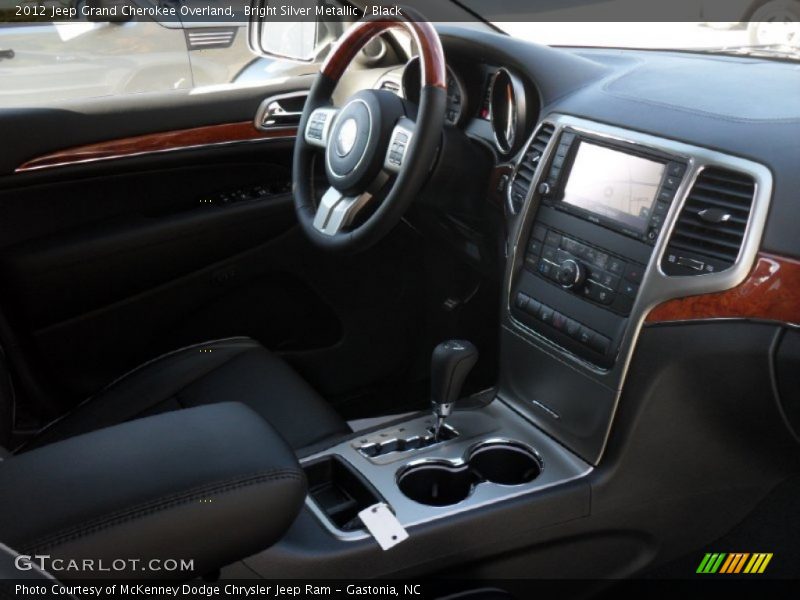 Bright Silver Metallic / Black 2012 Jeep Grand Cherokee Overland