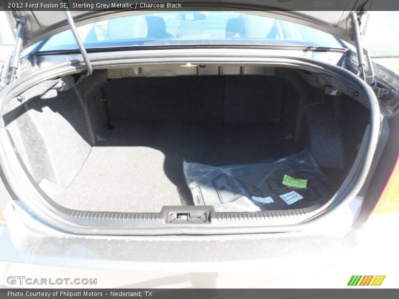 Sterling Grey Metallic / Charcoal Black 2012 Ford Fusion SE