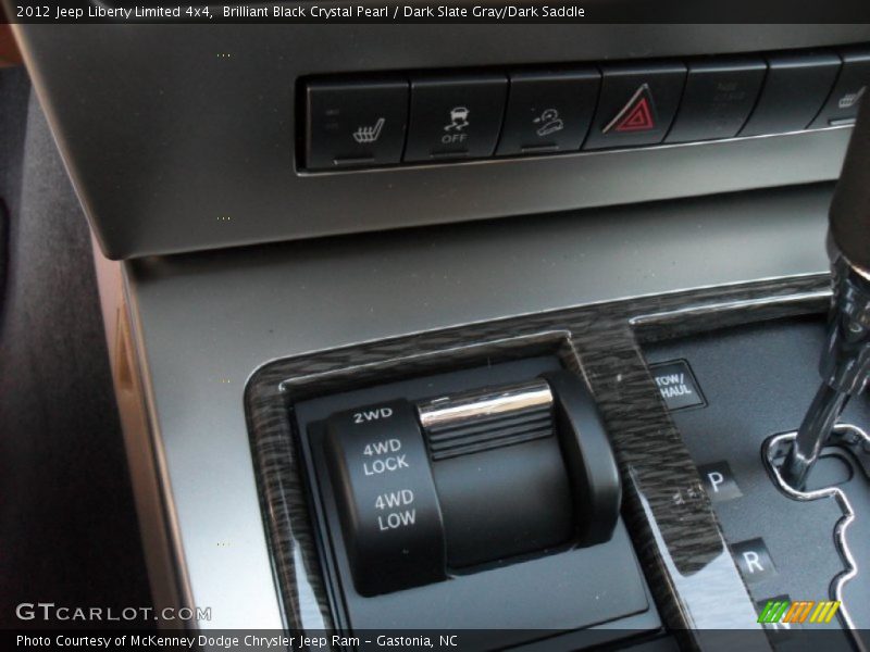 Brilliant Black Crystal Pearl / Dark Slate Gray/Dark Saddle 2012 Jeep Liberty Limited 4x4