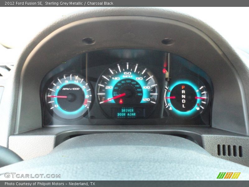 Sterling Grey Metallic / Charcoal Black 2012 Ford Fusion SE