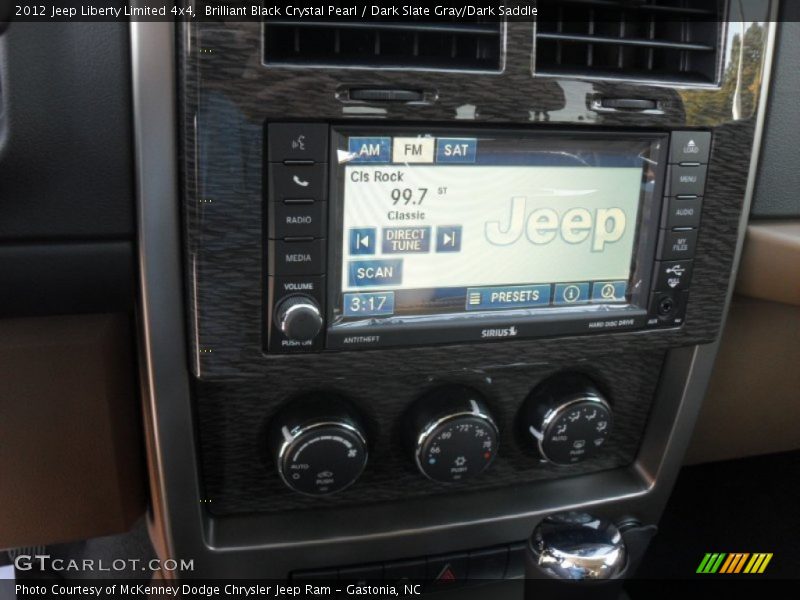 Brilliant Black Crystal Pearl / Dark Slate Gray/Dark Saddle 2012 Jeep Liberty Limited 4x4