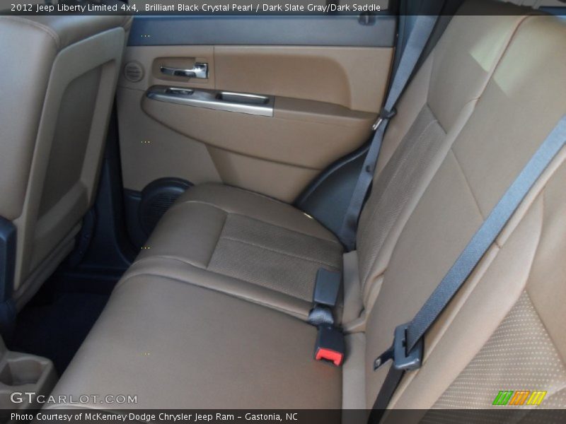 Brilliant Black Crystal Pearl / Dark Slate Gray/Dark Saddle 2012 Jeep Liberty Limited 4x4
