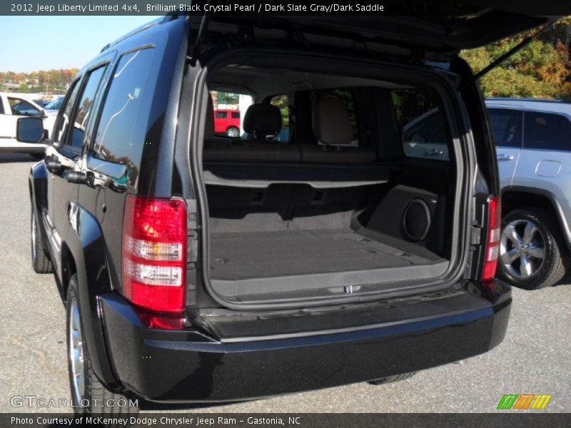 Brilliant Black Crystal Pearl / Dark Slate Gray/Dark Saddle 2012 Jeep Liberty Limited 4x4