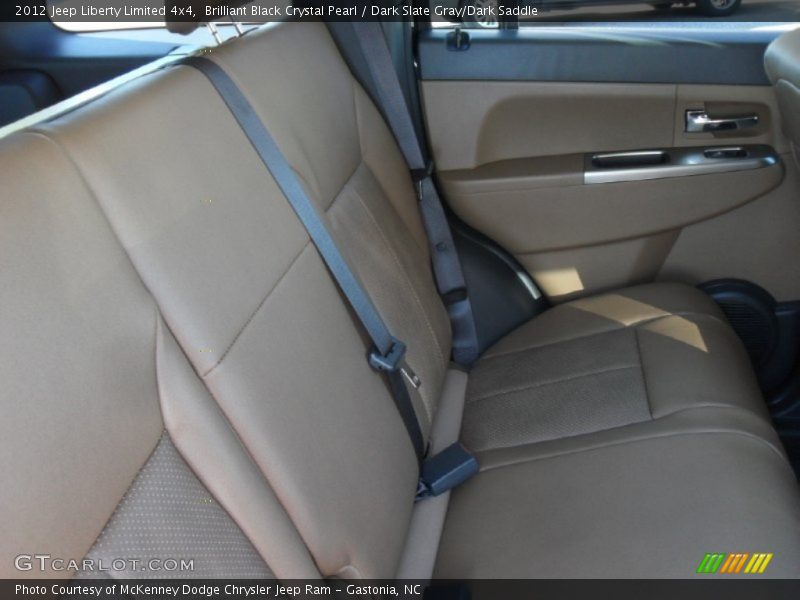 Brilliant Black Crystal Pearl / Dark Slate Gray/Dark Saddle 2012 Jeep Liberty Limited 4x4