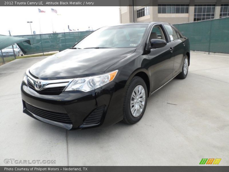 Attitude Black Metallic / Ivory 2012 Toyota Camry LE