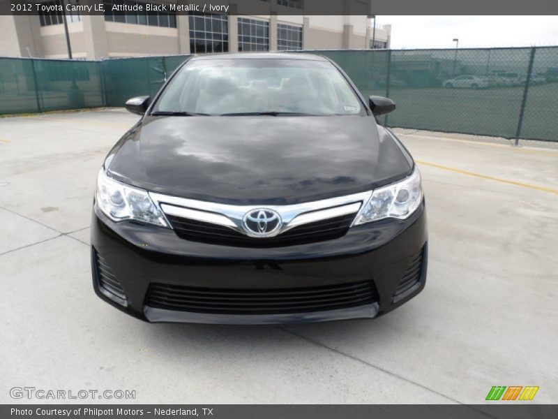 Attitude Black Metallic / Ivory 2012 Toyota Camry LE