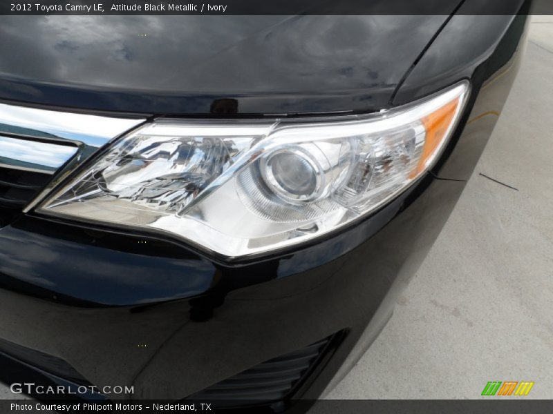 Attitude Black Metallic / Ivory 2012 Toyota Camry LE