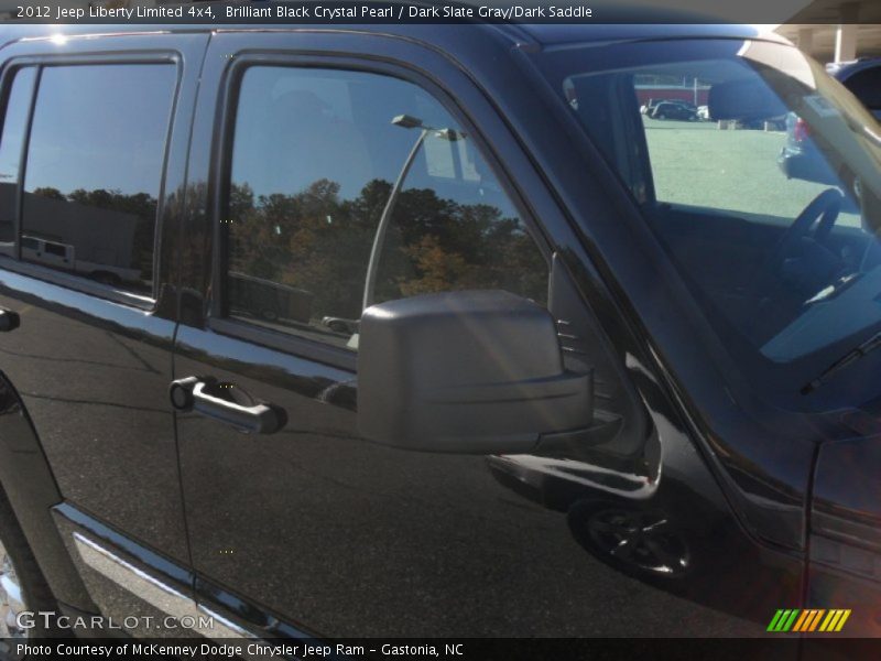 Brilliant Black Crystal Pearl / Dark Slate Gray/Dark Saddle 2012 Jeep Liberty Limited 4x4