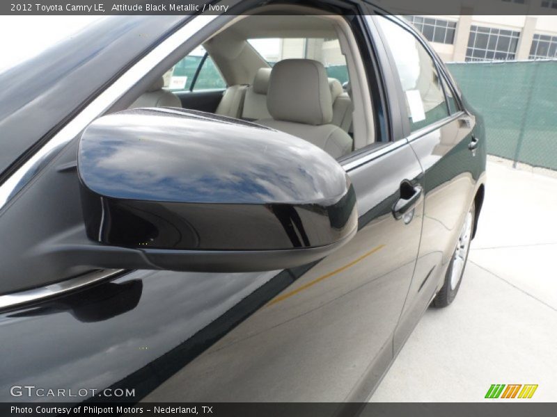 Attitude Black Metallic / Ivory 2012 Toyota Camry LE