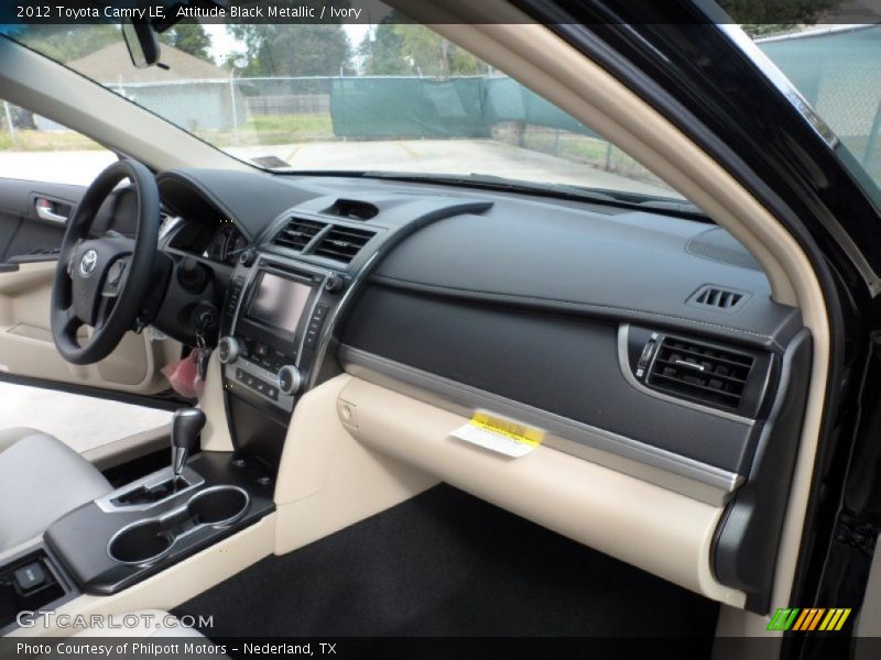 Dashboard of 2012 Camry LE