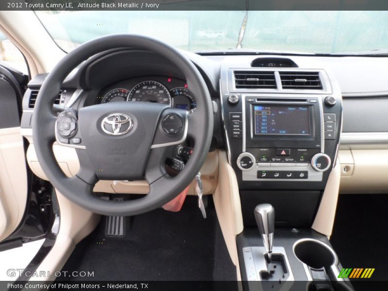 Dashboard of 2012 Camry LE