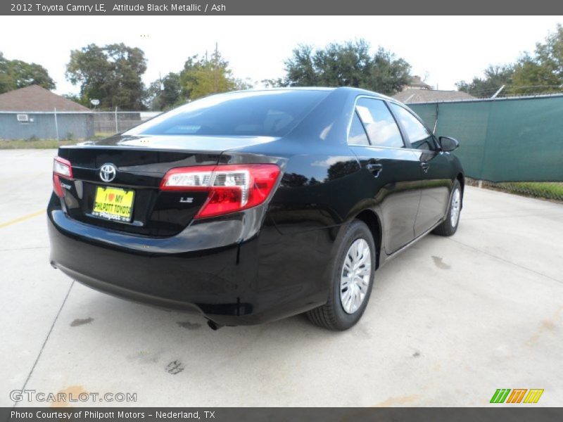 Attitude Black Metallic / Ash 2012 Toyota Camry LE