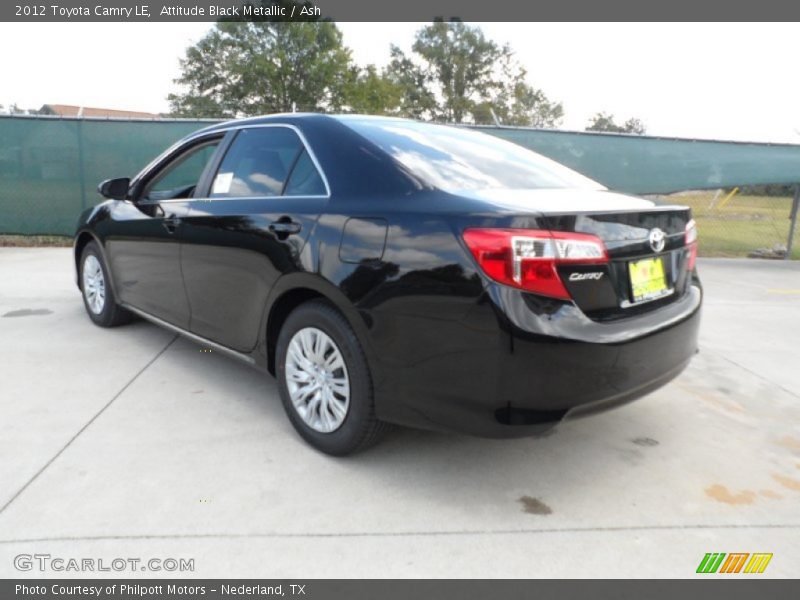 Attitude Black Metallic / Ash 2012 Toyota Camry LE