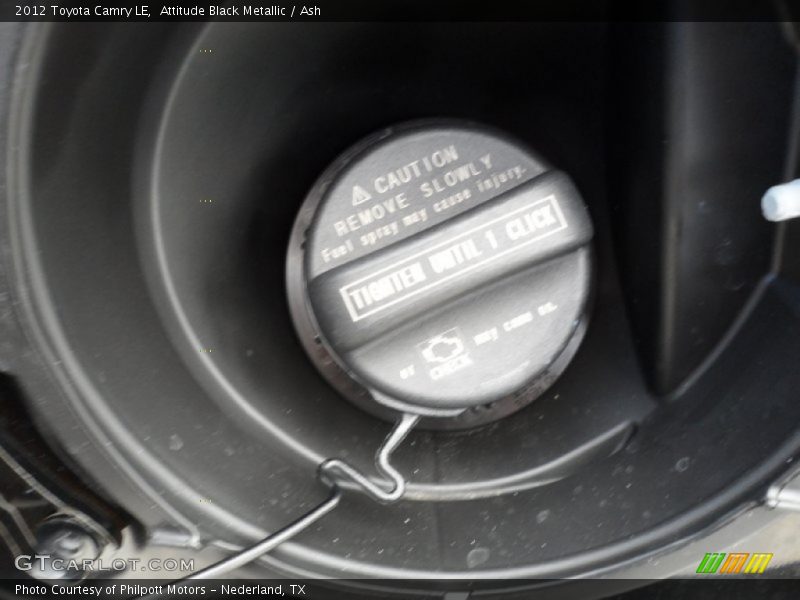 Attitude Black Metallic / Ash 2012 Toyota Camry LE